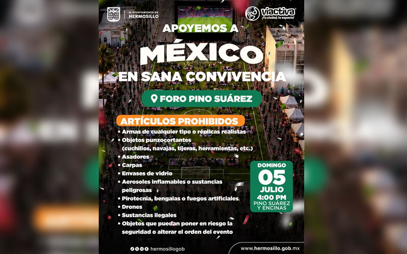 Alistan operativo con 180 policías para apoyar a México en el Foro Pino Suárez