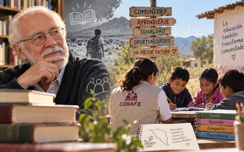 Conafe apuesta por la educación comunitaria para fortalecer el aprendizaje
