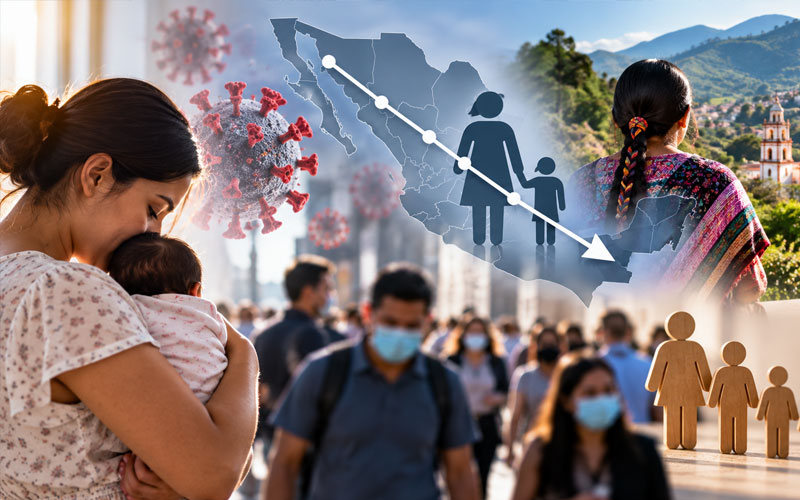Pandemia aceleró la caída de la fecundidad en México, revela el Inegi