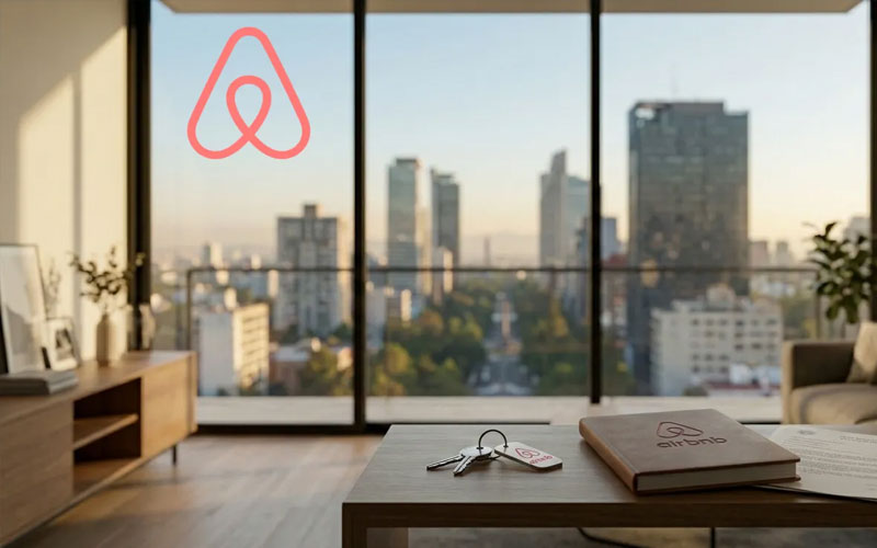 Estancias de Airbnb aumentan 21% en Ciudad de México durante preparativos para el Mundial 2026