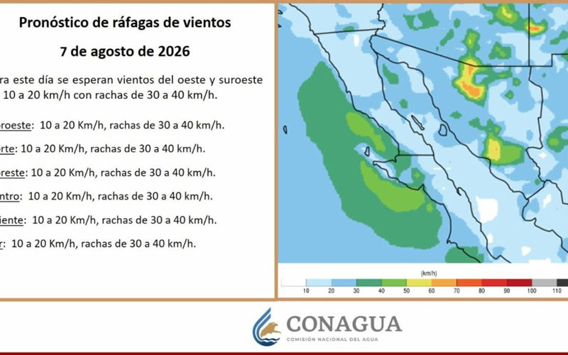 Protección Civil alerta por tormentas fuertes y calor extremo en Sonora
