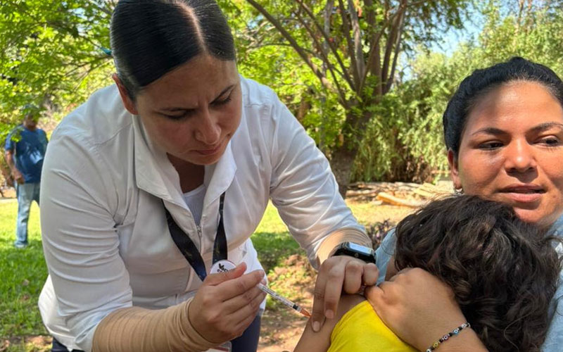 Sonora aplica casi 12 mil dosis contra el sarampión y refuerza acciones de prevención