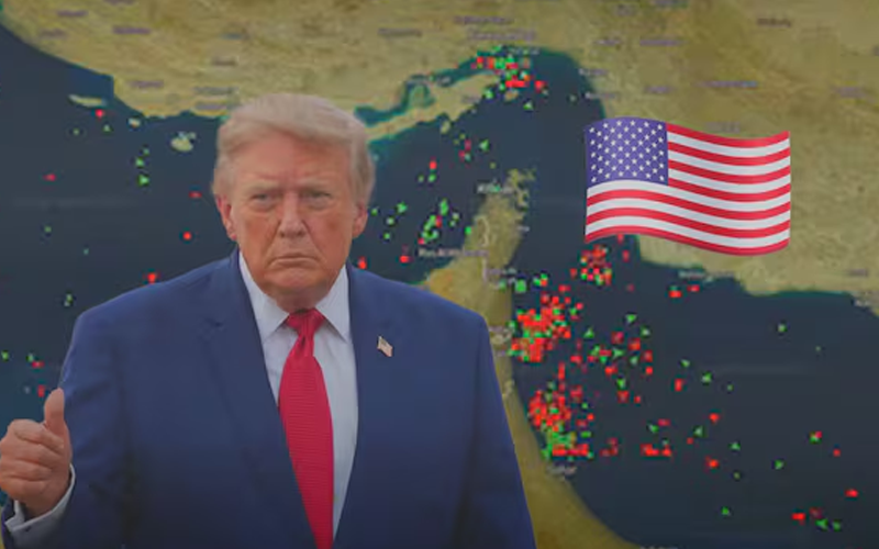 Trump anuncia que pronto declarará el estrecho de Ormuz como territorio de Estados Unidos