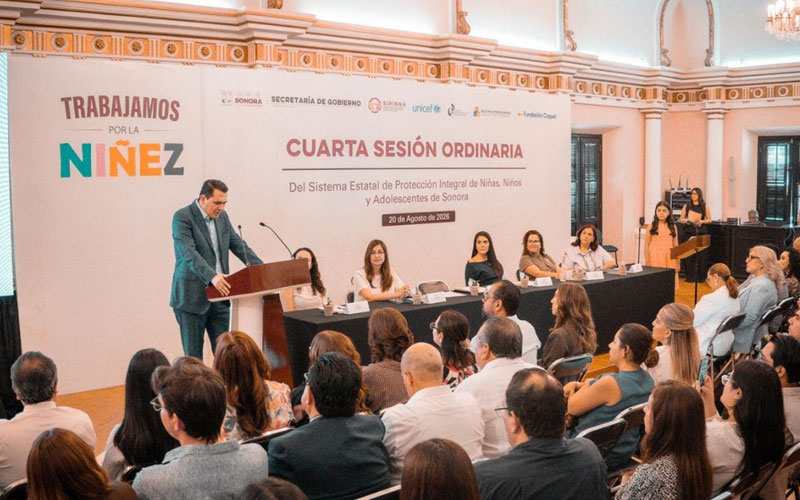 Sonora fortalece acciones para proteger los derechos de niñas, niños y adolescentes  SUMARIO: