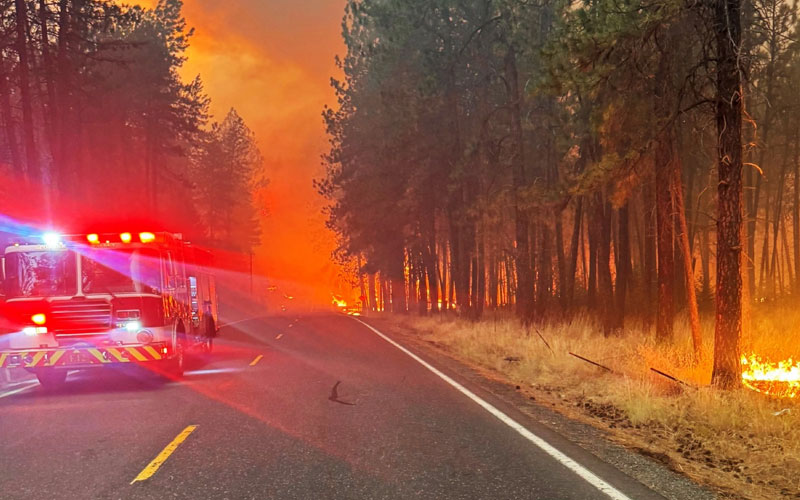 Incendios forestales obligan a evacuar a 60 mil personas en Washington