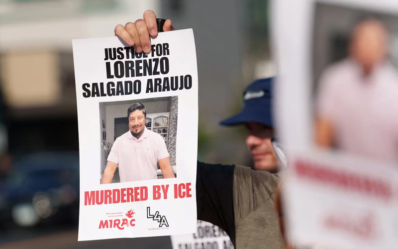 Memorial de mexicano asesinado por agentes del ICE impulsa participación electoral en Texas
