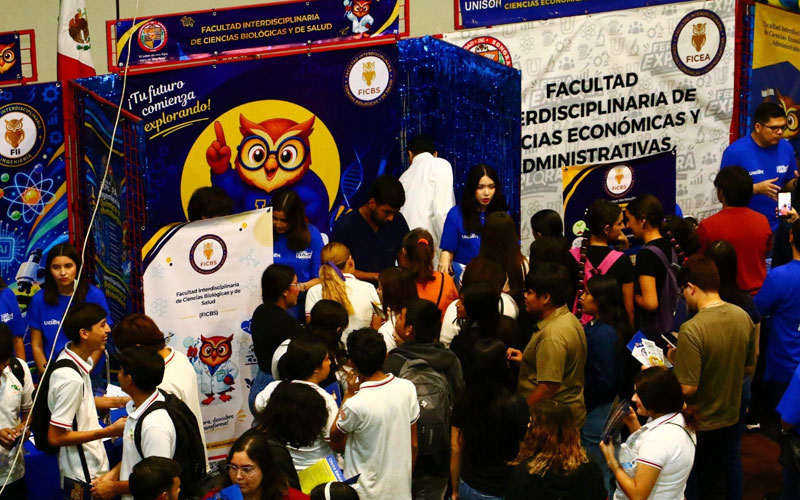 Unison recibe a futuros universitarios en la Feria Explora 2026