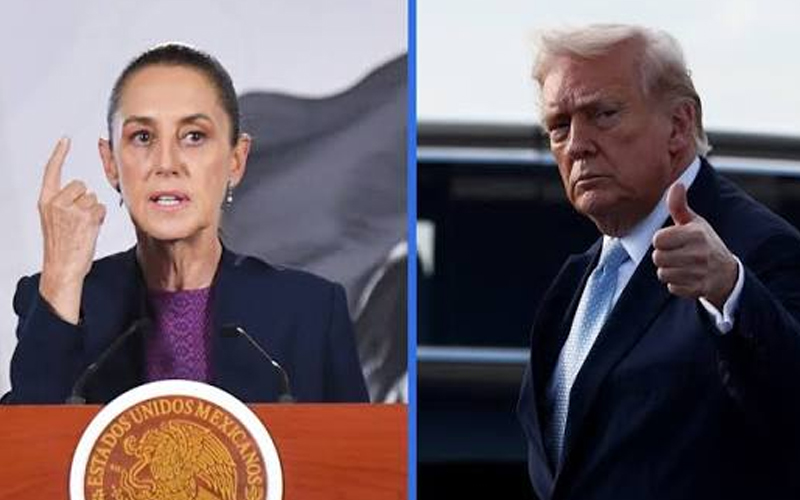 Trump presiona a Sheinbaum para frenar el cruce de migrantes mexicanos hacia EU