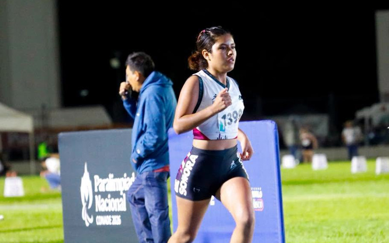 Angie Carolina Gálvez conquista oro en los 1,500 metros de la Paralimpiada Nacional 2026