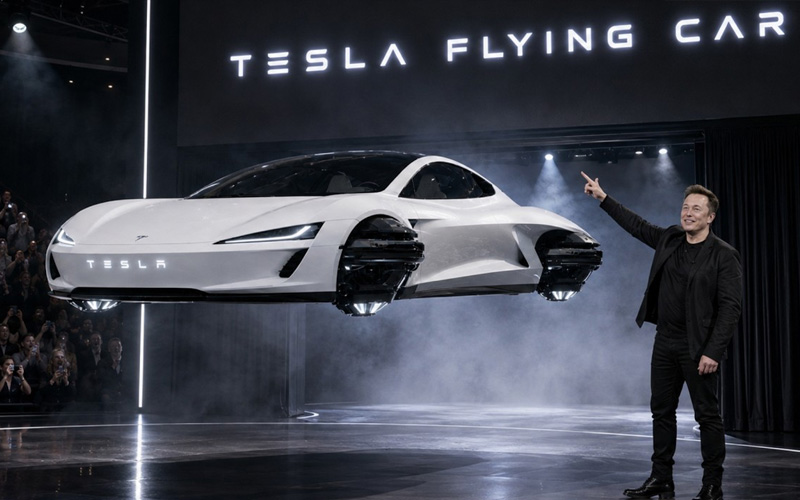 Tesla presenta un Roadster con propulsores y apunta a iniciar su producción en 2028