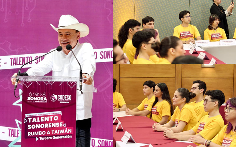 30 estudiantes sonorenses viajarán a Taiwán para fortalecer su formación tecnológica