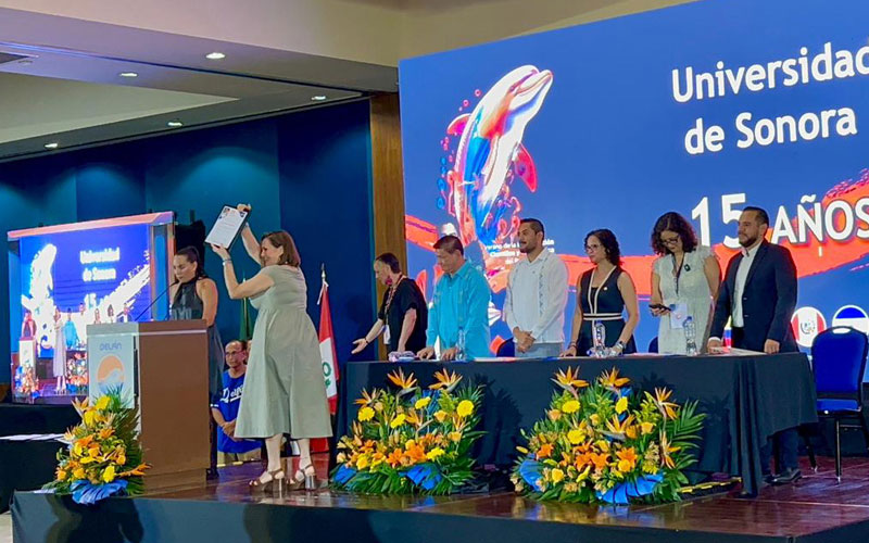 Unison recibe reconocimiento por 15 años de participación en el Programa Delfín
