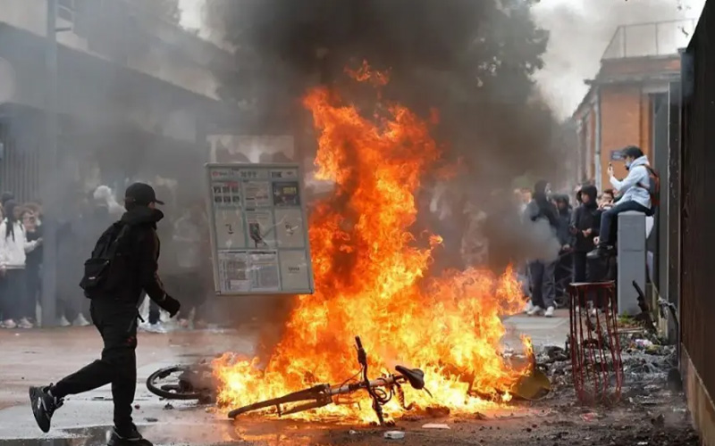 Protestas estudiantiles en Albania dejan 23 detenidos y siete heridos