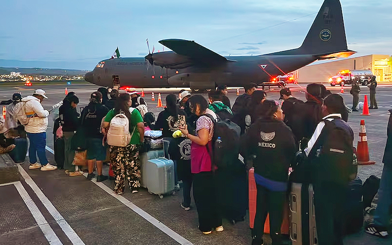 México repatria a 36 connacionales afectados por sismo en Colombia