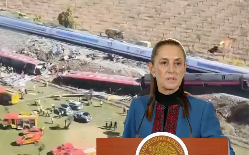 México expresa solidaridad con España tras choque de trenes en Toledo