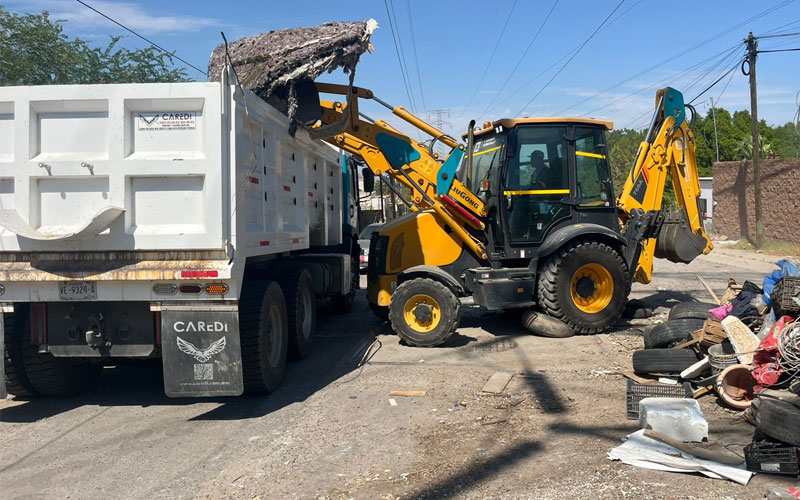 Retiran 40 toneladas de descacharre en tres colonias de Hermosillo para prevenir el dengue
