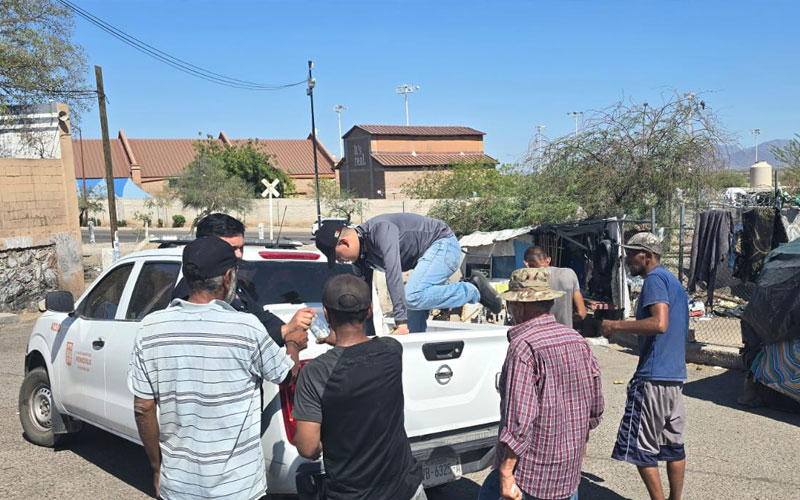 Implementa Gobierno de Hermosillo operativo de hidratación ante temperaturas extremas