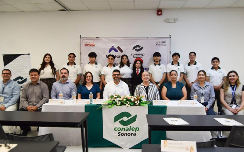Conalep Sonora fortalece formación de estudiantes con aprendizaje en empresas