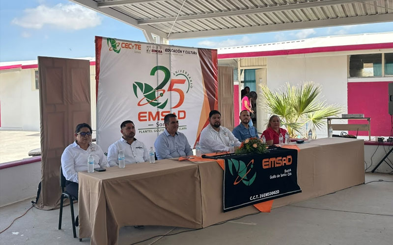 CECyTE Sonora celebra 25 años del EMSaD Golfo de Santa Clara