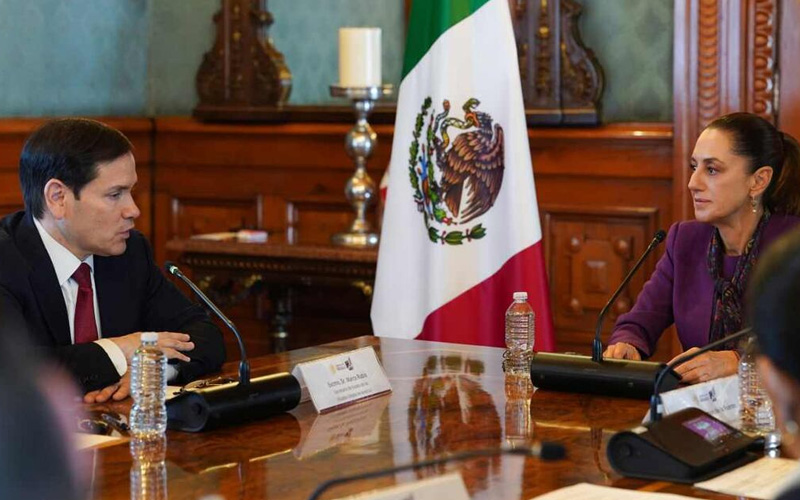 Sheinbaum destaca cooperación con EU y reducción de cruces irregulares