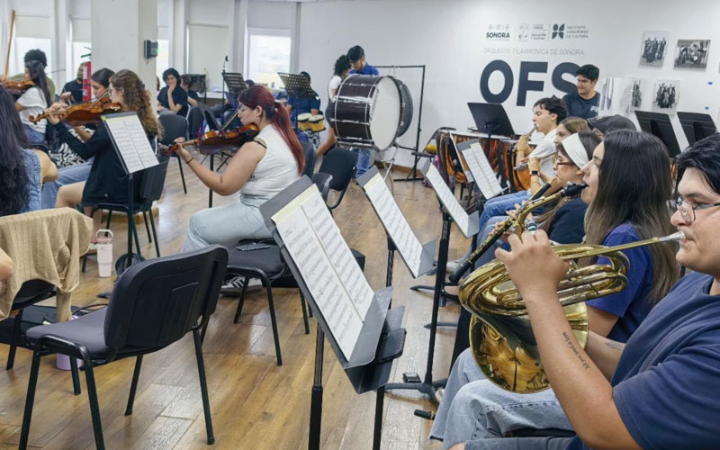 Fortalecen formación musical con curso de dirección orquestal en Sonora