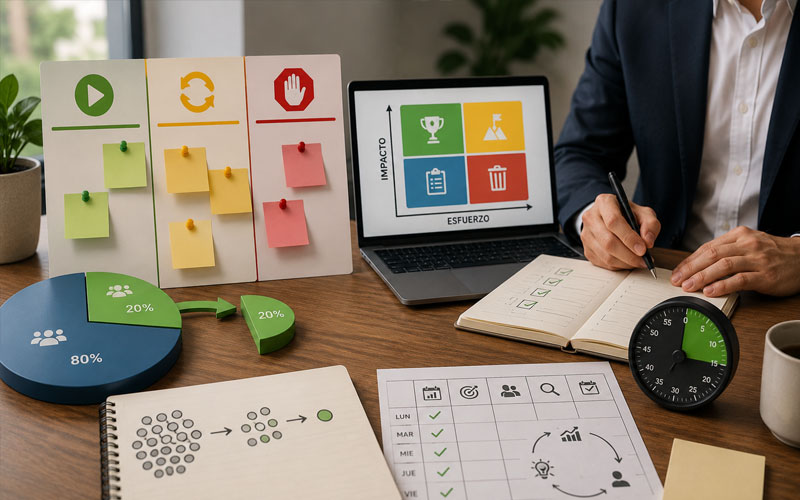  Cuatro estrategias para priorizar mejor y aumentar la productividad