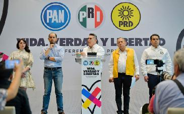 Alejandro Moreno denuncia estrategia de Morena para manipular elecciones