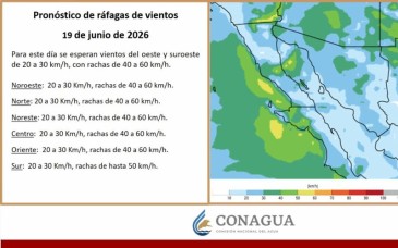  Prevén calor extremo y lluvias aisladas en Sonora durante el fin de semana