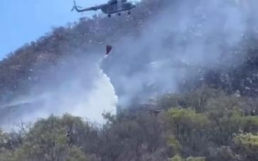 Controlan 70 por ciento de incendio forestal en Arivechi y Sahuaripa